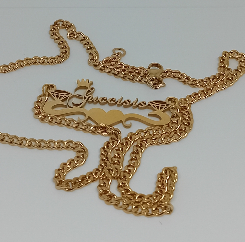 Ladies, check it out your everyday necklace guccisis name